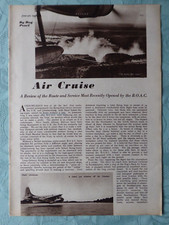 6/1948 ARTICLE 4 PAGES BOAC ROUTES SOUTH AFRICA SHORT SOLENT ZAMBESI
