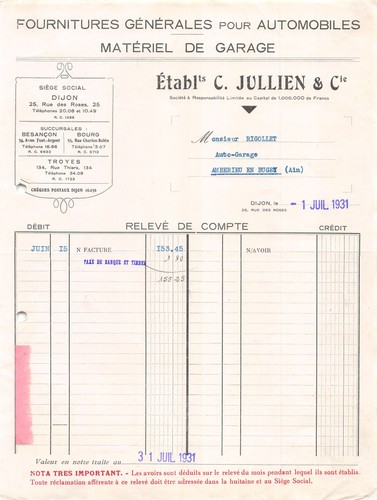 1931 fournitures generales - fournitures,