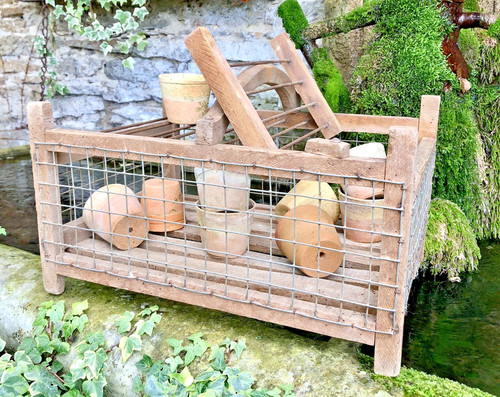 Ancienne cage panier - panier, de