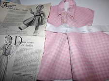 KIT découpé VETEMENT, poupée Françoise   MODES ET TRAVAUX AVRIL  1952