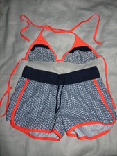 Ensemble maillot de bain haut triangle + short de plage / surf Tribord t. 36 / S