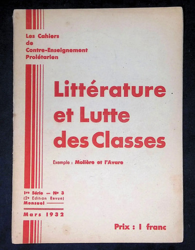 Littérature lutte des - et,