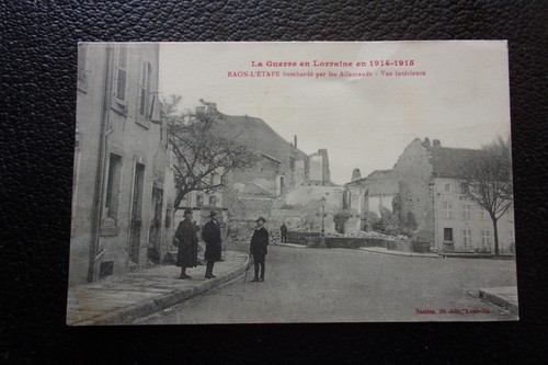France carte postale raon - france,