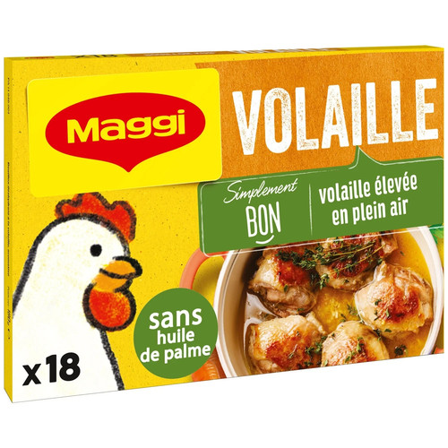 Bouillon kub volaille - bouillon, la