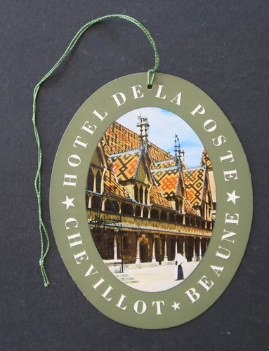 Ancienne étiquette hotel - ancienne, de