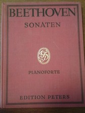 Sonaten fur Pianoforte und Violine von L. Van Beethoven (Rare 1901 C.F. Peters)