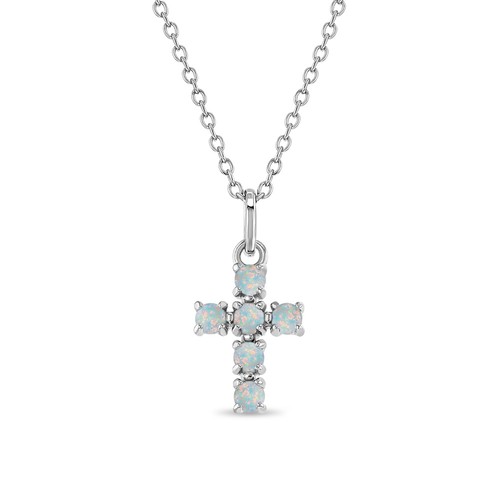 Pendentif collier opale - pendentif/collier,