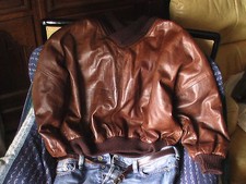 pull pulli pullover cuir