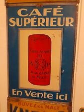 plaque tôle non  émaillée café supérieur