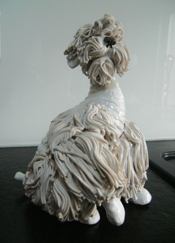 Caniche spaghetti céramique - caniche,