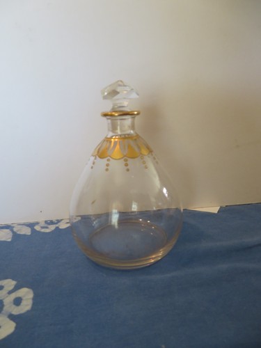 Ancien flacon cristal - cristal, à