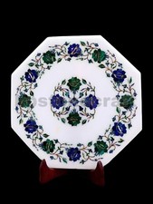 Plaque ronde incrustée de