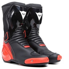 Bottes De Moto 41 - Dainese Nexus 2 - Cuir Sport Noir-Fluorescent Rouge