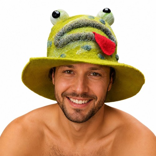 Chapeau sauna grenouille - chapeau,