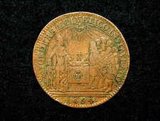 JETON  CU. 27mm LOUIS XIV 1664