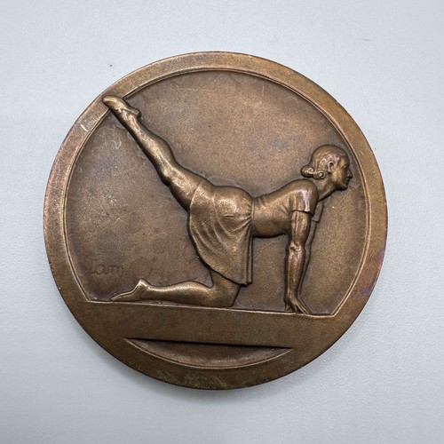 Médaille art deco - deco, danseuse
