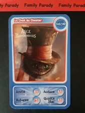 Le Chat du Chester 165/180 Carte Disney Alice au Pays des Merveilles Auchan 2010
