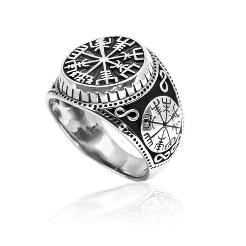 Bague chevaliere homme acier - bague,