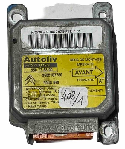 9632167780 calculateur airbag - calculateur,