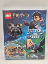 Coffret Lego Harry Potter 2 Livres + Figurines Potter Contre Malefoy Neuf