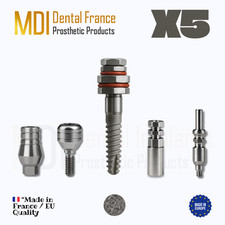 KIT5 Spiral Lab Set X5 | Abutment | Healing Cap | Transfer | Analogue MDI
