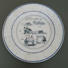 Assiette Faïence Fine REBUS