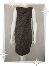 = - Robe Fantaisie Fluide Noire Imprimée  Cop Copine Modèle Kanon Taille 38