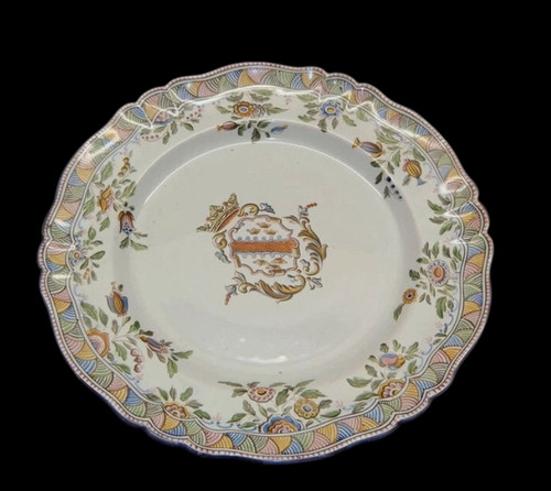 Assiette ancienne clément - st,