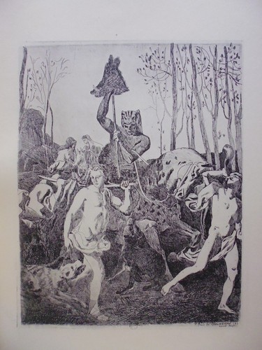 Folio engraving chasse - engraving:, la