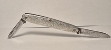 Ancien couteau pliant double - ancien,