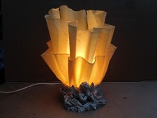 Ancienne Lampe veilleuse angelot Drapée JANNALIGHTS Vintage Années 70