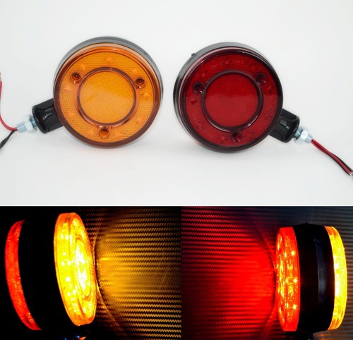 12v led côté rond marker - led,