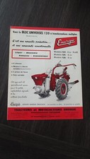 CATALOGUE/BROCHURE BLOC UNIVERSEL 120 ENERGIC -  MOTOBINEUSE MOTOCULTEUR ENERGIC