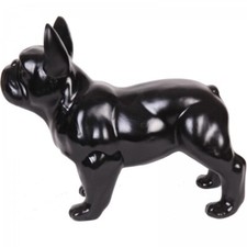 Statue chien bouledogue