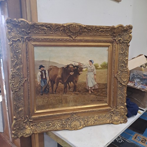 Tableau ancien hst signé - tableau,