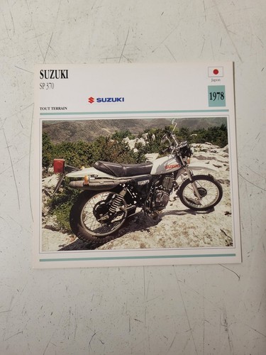 Carte fiche moto édition - carte,