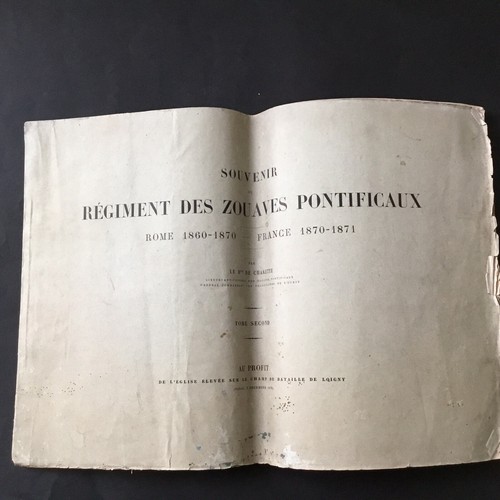 Souvenir régiment zouaves - souvenir,