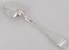 Cuillère table argent massif