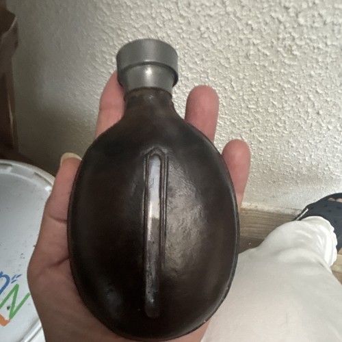 Gourde ancienne cuir style - en,
