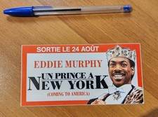 AUTOCOLLANT cinéma EDDY Murphy  un prince  à New York vintage 1988