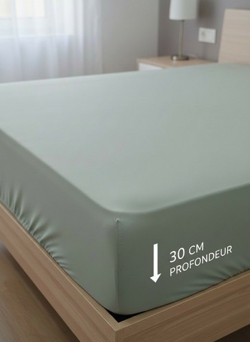 Drap housse 160x200 100 - cm, 100%