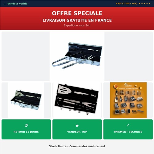 Mallette barbecue pièces - 3,