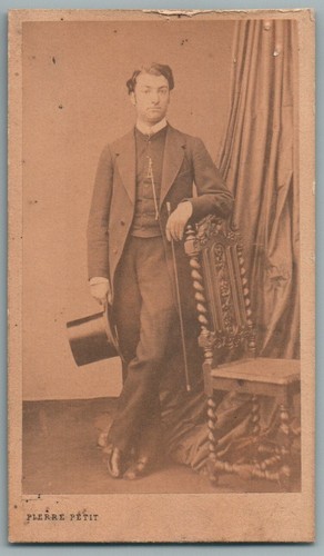 Cdv 1865 jeune homme - cdv,