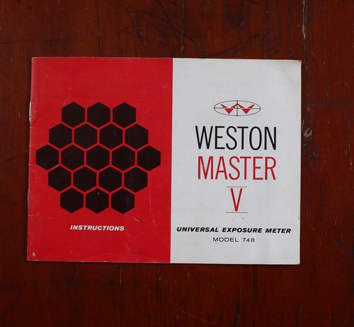 Weston master exposure meter - master,