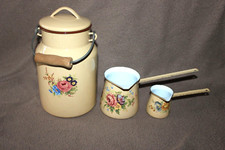 Ancien bidon a lait en tole