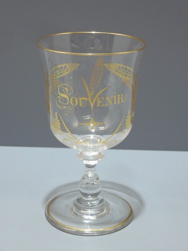 Verre pied cristal soufflé - pied,