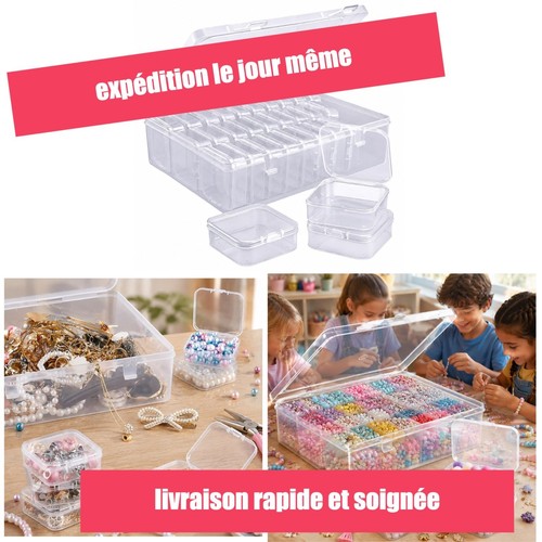 Boîtes rangement plastique - rangement,