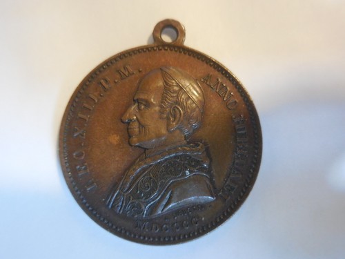 Vatican médaille pape léon - pape,