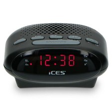 Ices ICR-210 Black - Radio-réveil FM Radio-réveil Tuner PLL-FM Fonctionnement...