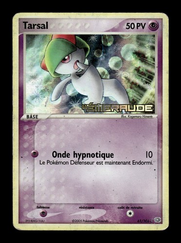 Carte pokémon tarsal 61 106 - pokémon,